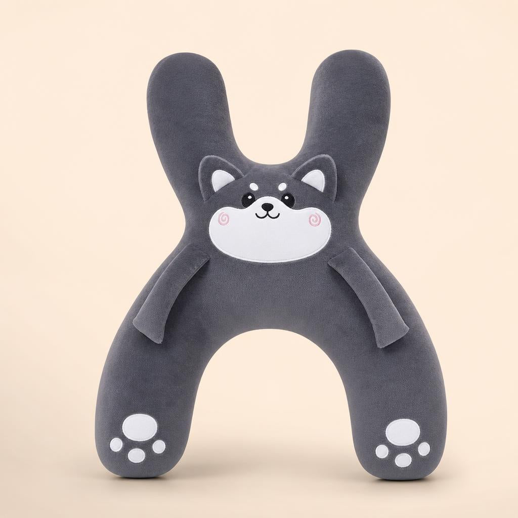 Cuscino di sicurezza XHobies, personaggio Husky Grigio