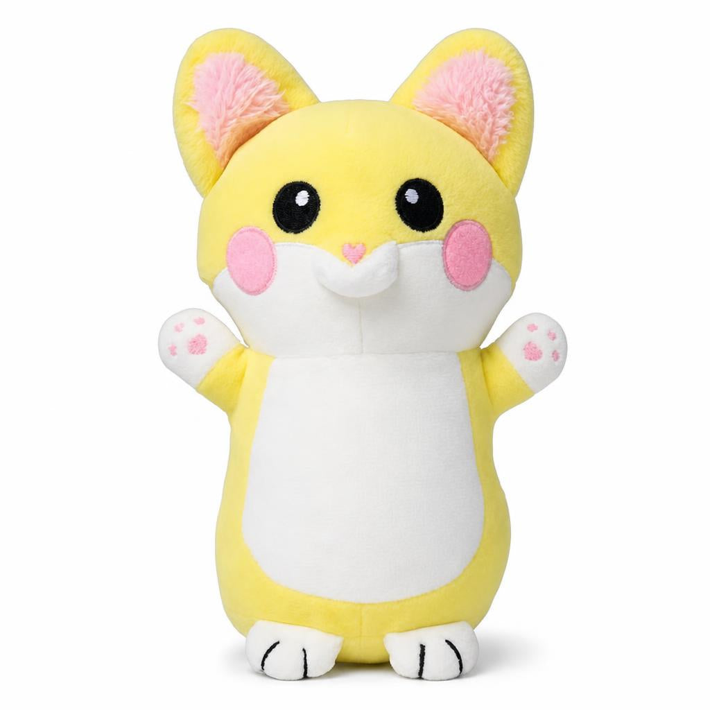 XHobies Glow Buddy – Yellow Cat glow-in-the-dark drawing plush toy